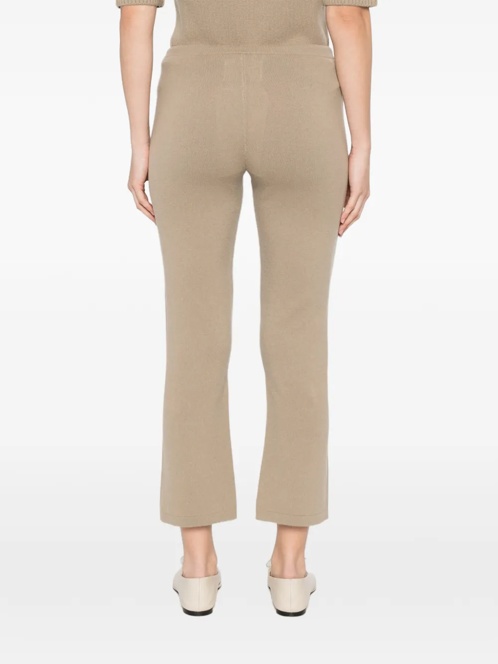 extreme cashmere Nº461 Wander gebreide broek Beige
