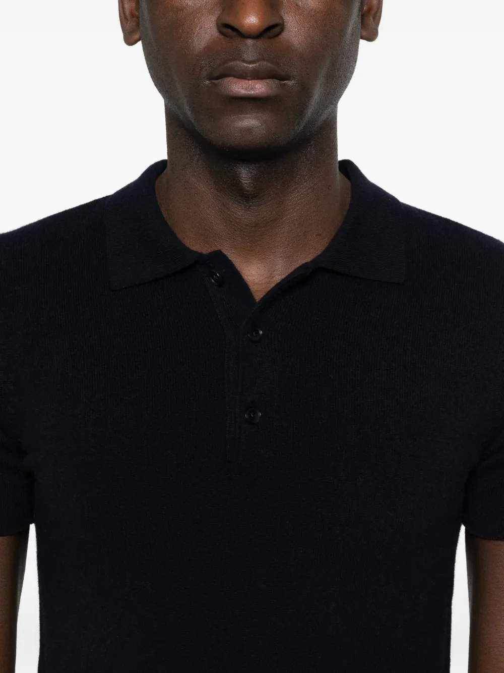 extreme cashmere Nº198 Salamander gebreide polotop Blauw