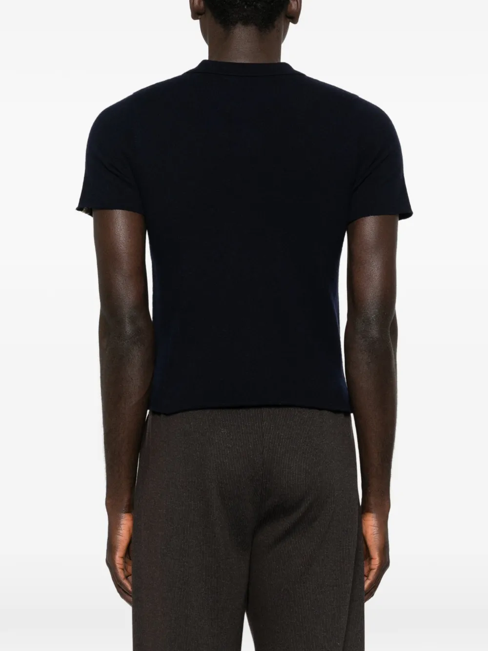 extreme cashmere Nº198 Salamander gebreide polotop Blauw