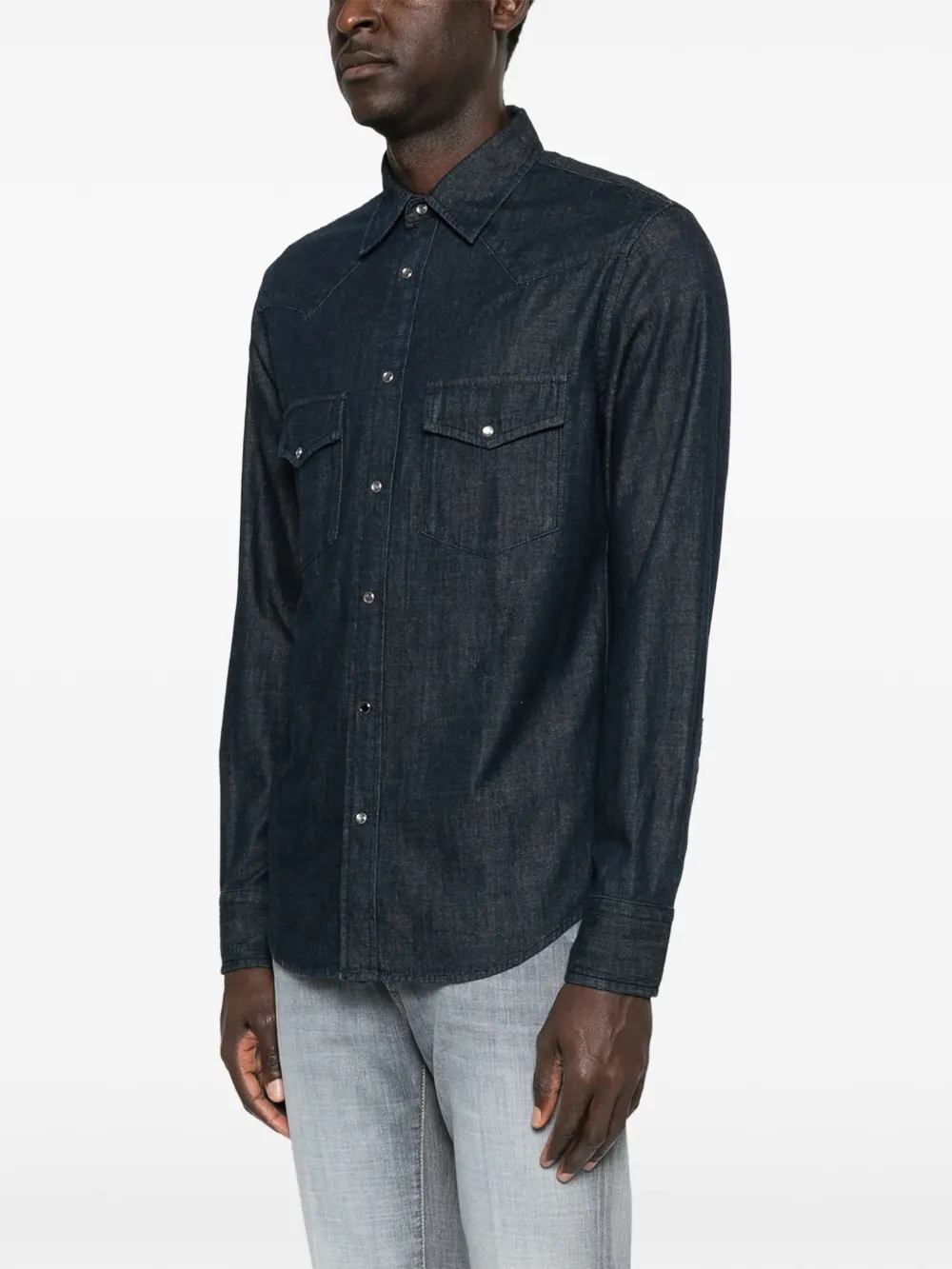  Jacob Cohën Buttoned Shirt - Blue 