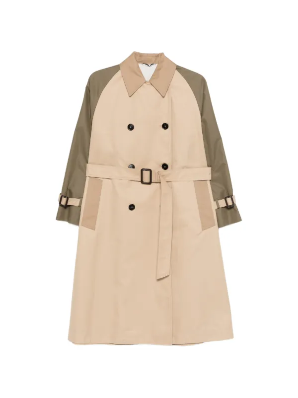 Weekend Max Mara ベルテッド ダブルコート | ニュートラル | FARFETCH JP