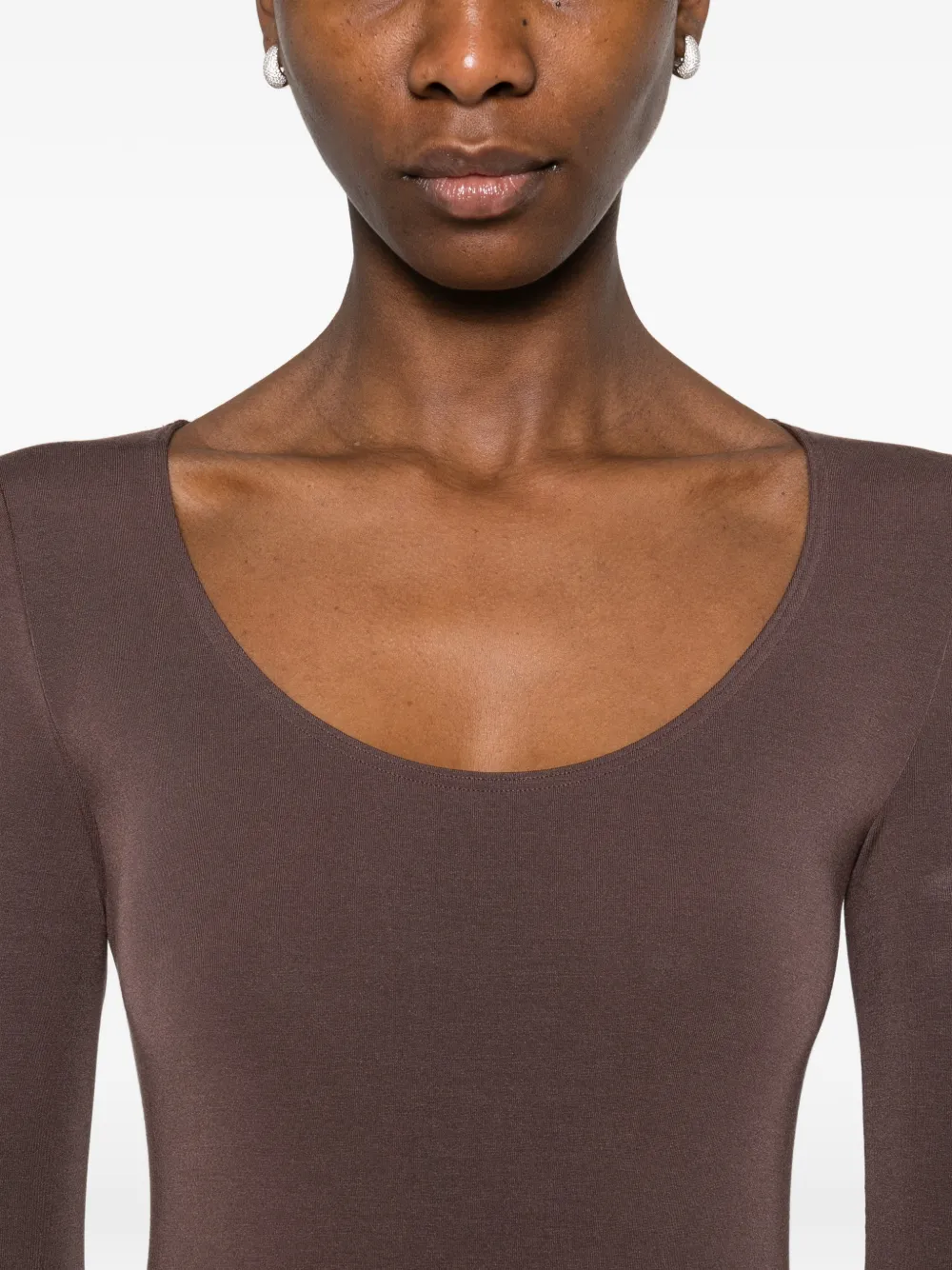 Wolford Top met lange mouwen Bruin