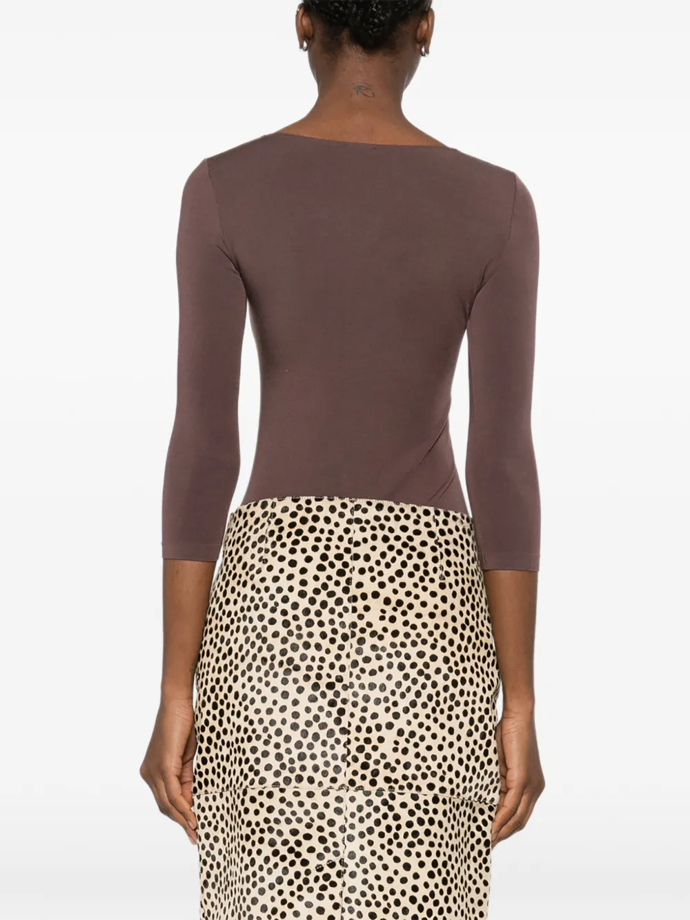 Wolford Top met lange mouwen Bruin