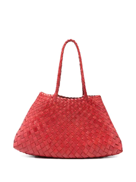 DRAGON DIFFUSION big Santa Crocce woven tote bag