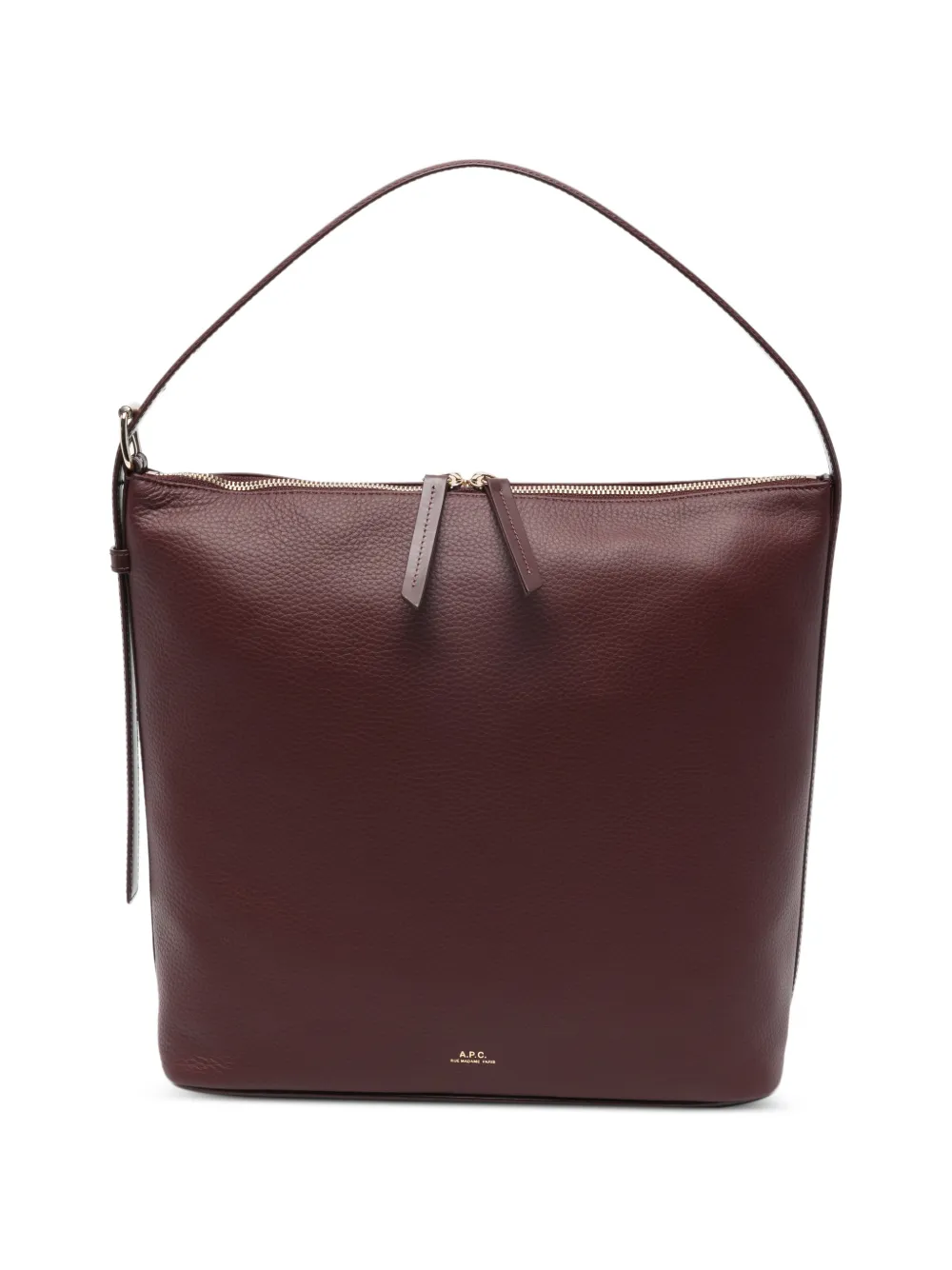 A.P.C. Vera zip shoulder bag - Rosso