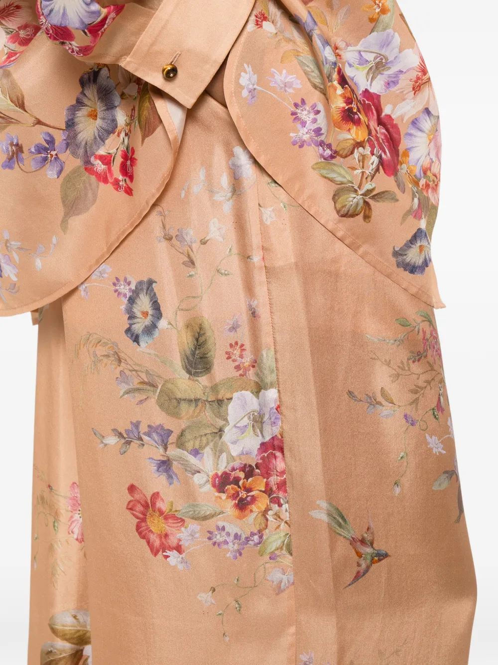 ZIMMERMANN Patience broek met bloemenprint Beige