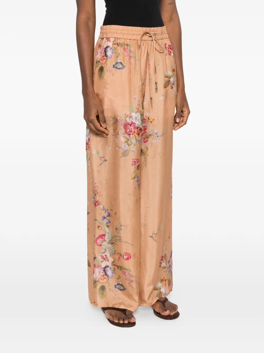  Zimmermann Patience Floral Trousers - Neutrals 