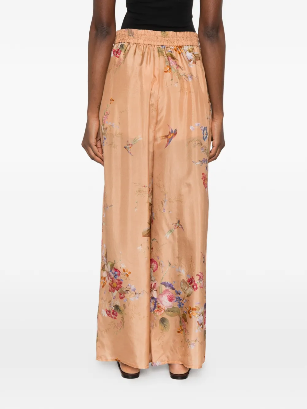 ZIMMERMANN Patience broek met bloemenprint Beige