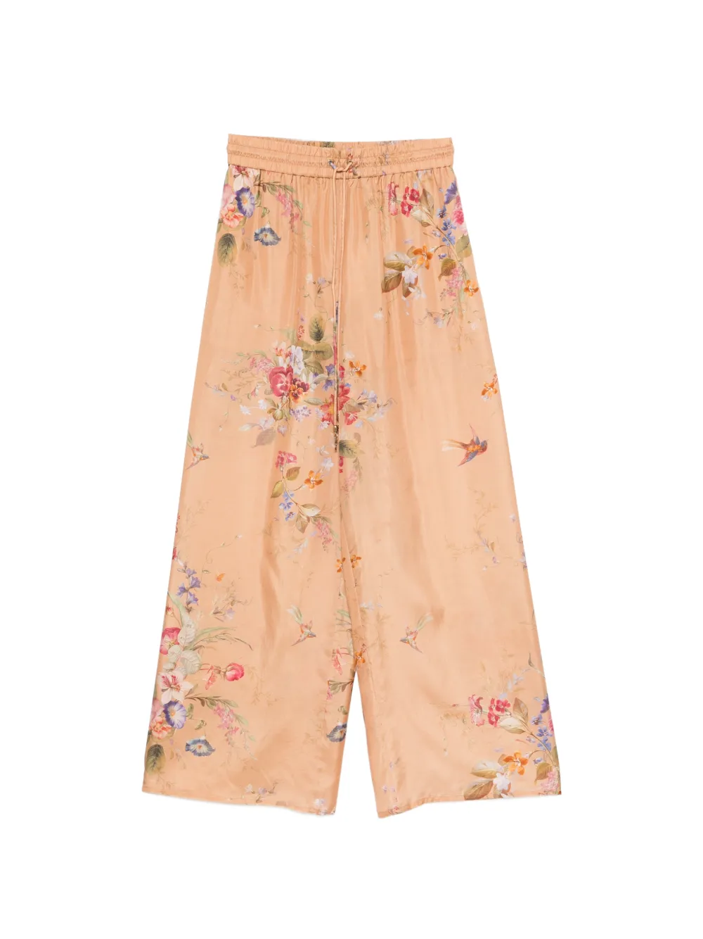 ZIMMERMANN - Patience broek met bloemenprint - dames - zijde/zijde - 0 - Beige