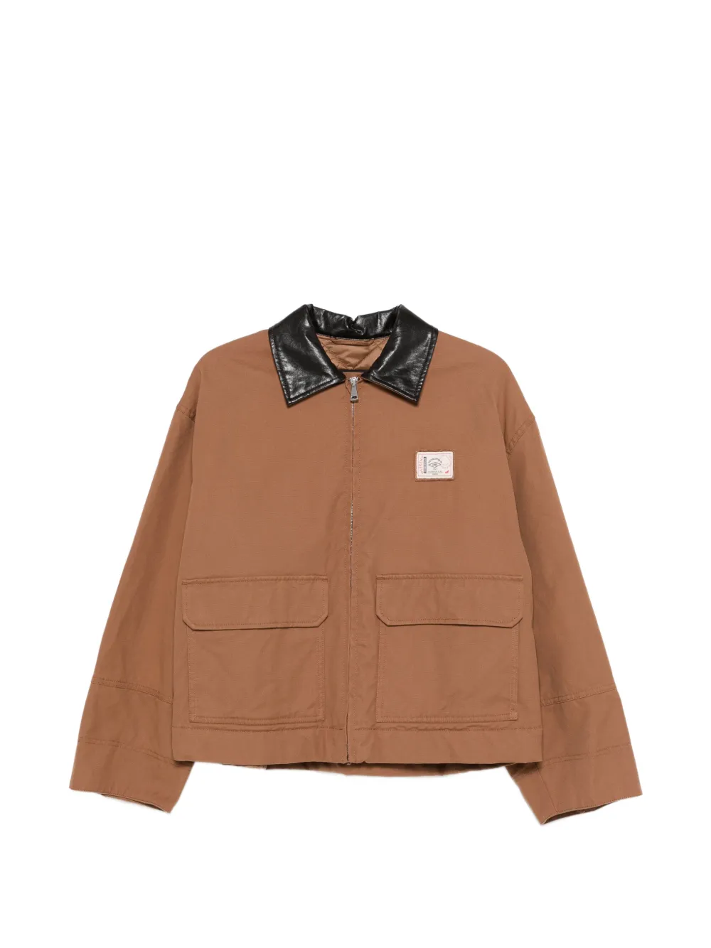 Weekend Max Mara patch-pocket collared coat - Marrone