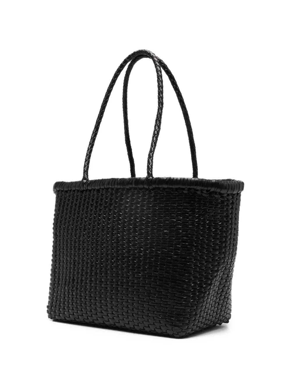  Dragon Diffusion Small Braided-handle Tote Bag - Black 