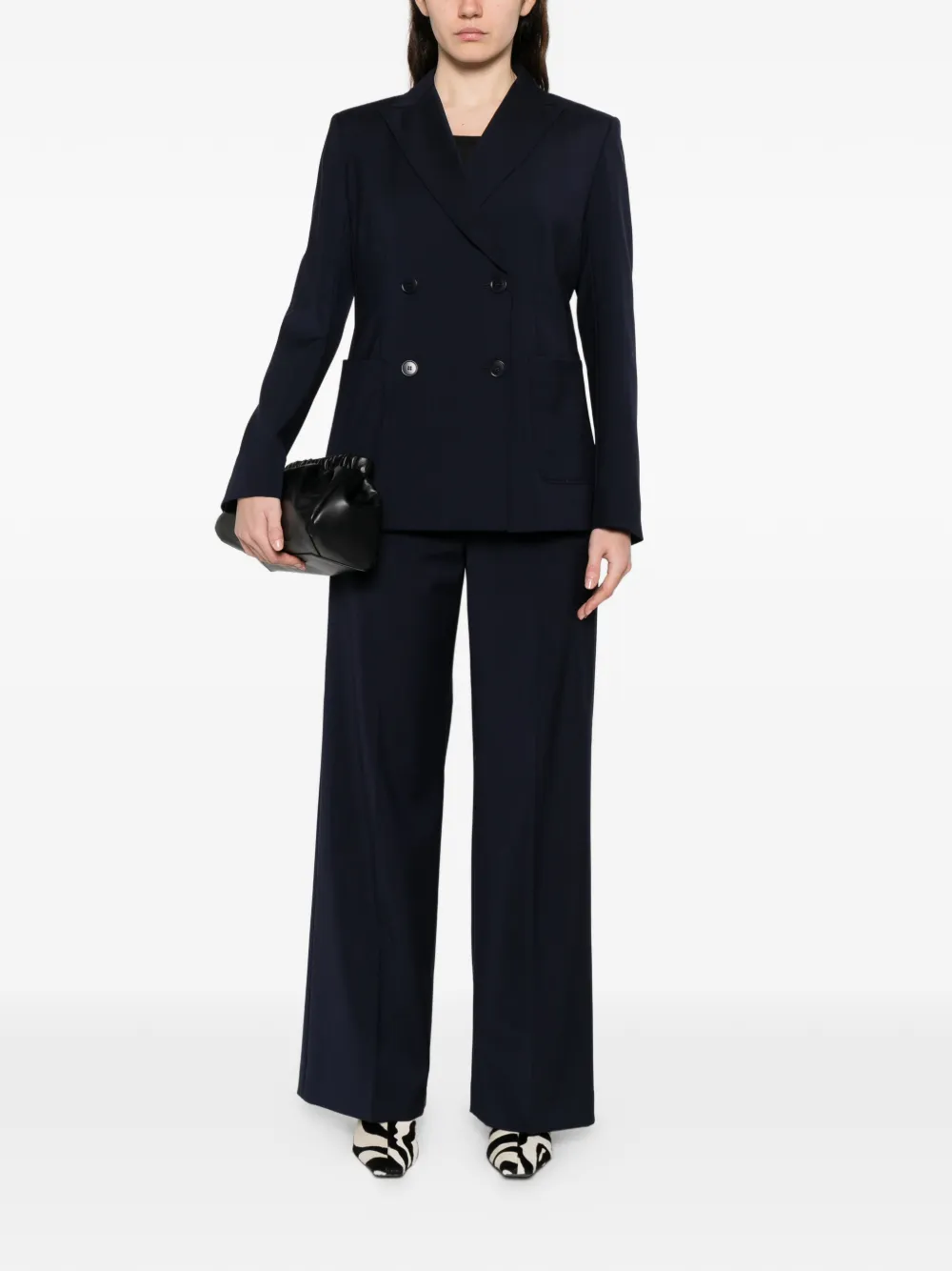  Weekend Max Mara Double-breasted Jacket - Blue 