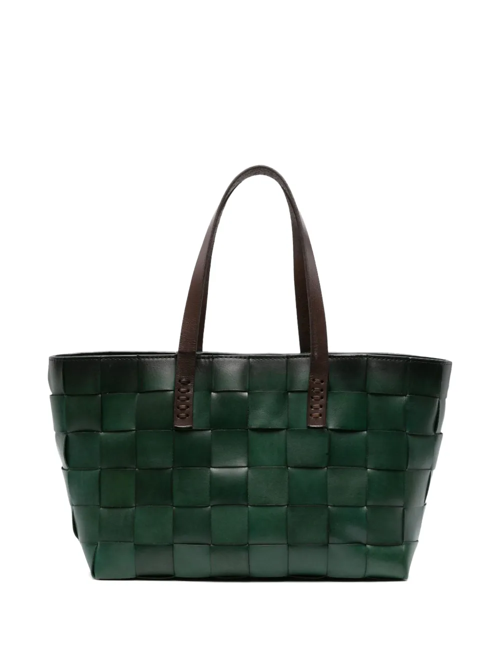 DRAGON DIFFUSION woven shoulder bag - Verde