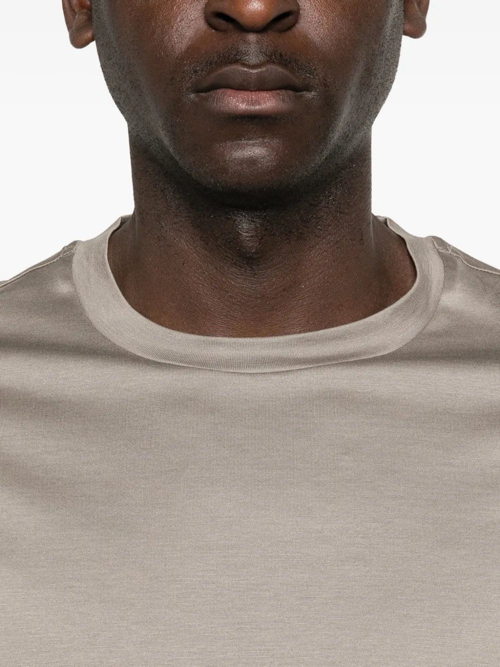 Emporio Armani T-shirt met ronde hals Beige