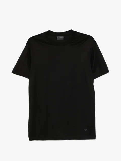 Emporio Armani playera con cuello redondo