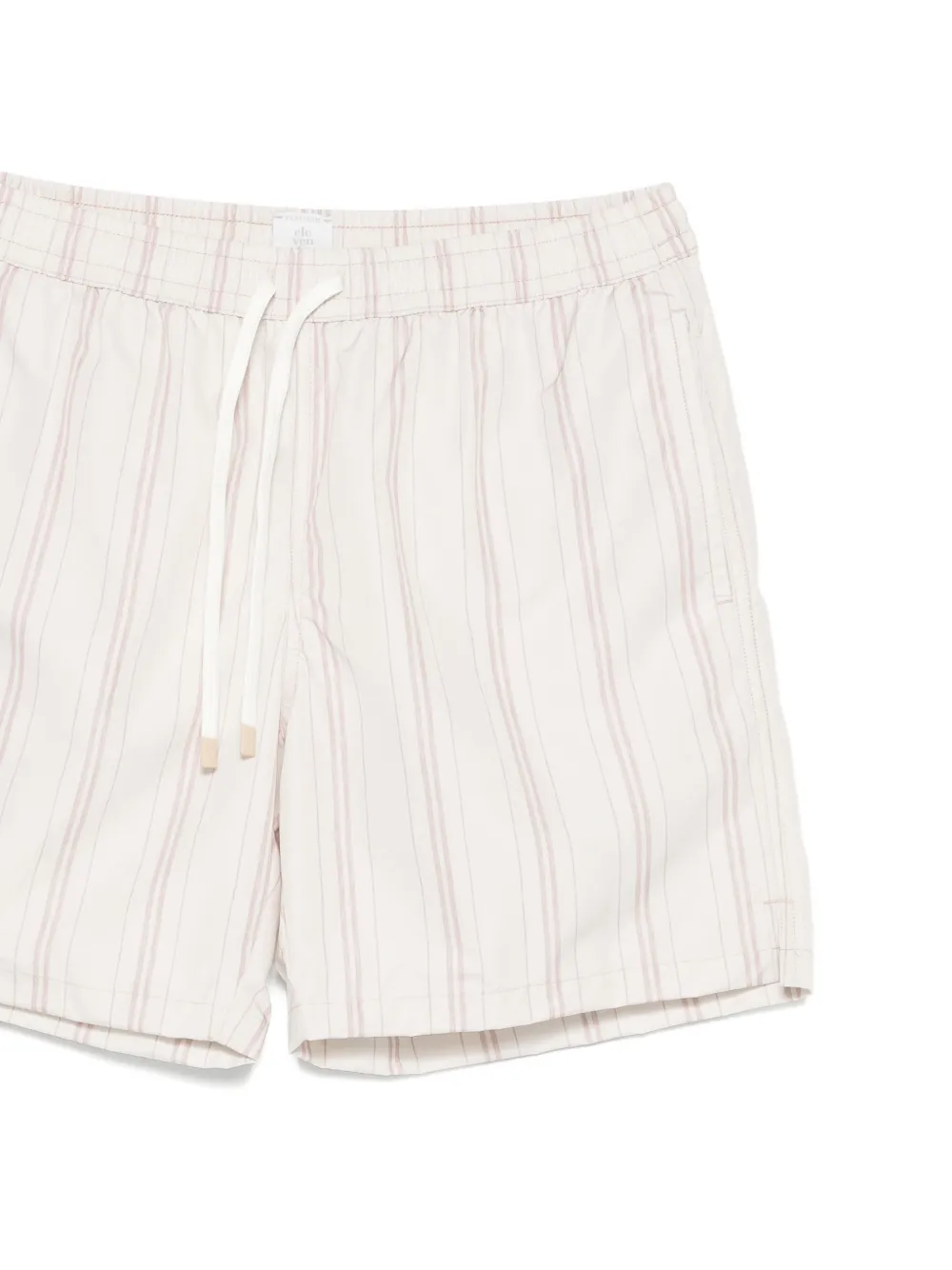  Eleventy Striped Beach Shorts - Neutrals 