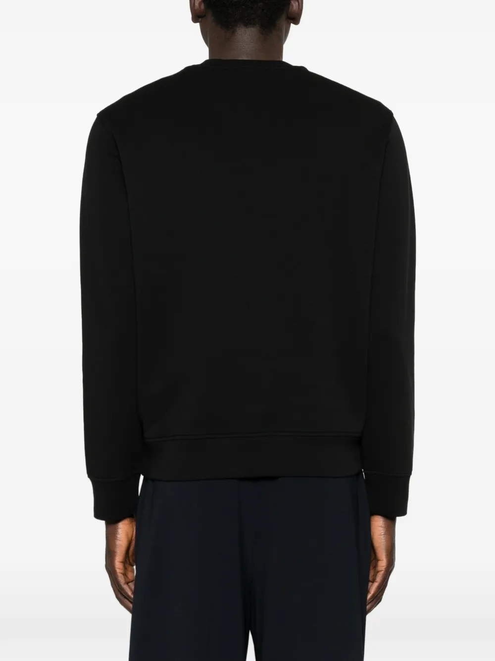 Emporio Armani Eagle sweater met logo Zwart
