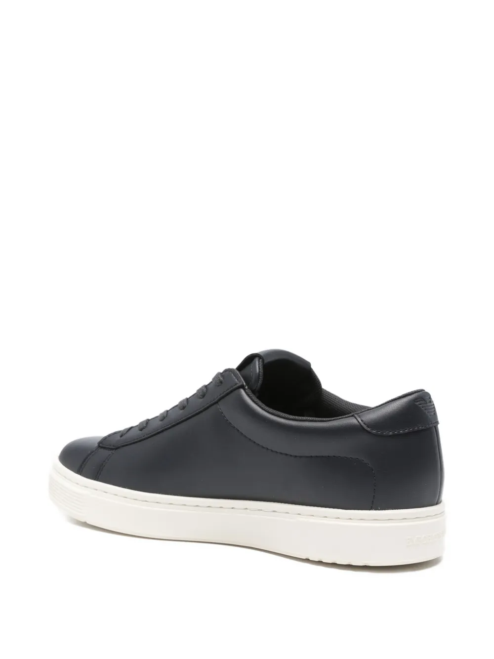 Emporio Armani lace-up sneakers Blauw