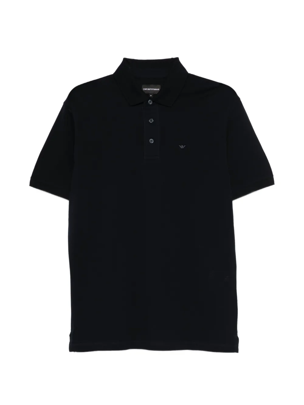 Emporio Armani logo-detail polo shirt - Nero