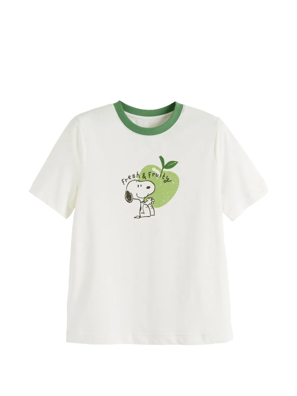 Chinti & Parker Camiseta Com Gráfico Snoopy Apple | Branco