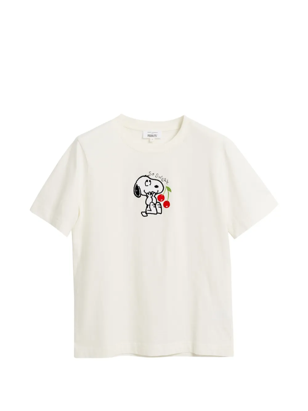 Chinti & Parker Snoopy Cherry T-shirt