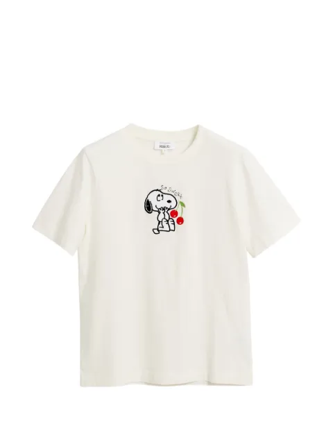 Chinti & Parker t-shirt Snoopy Cherry