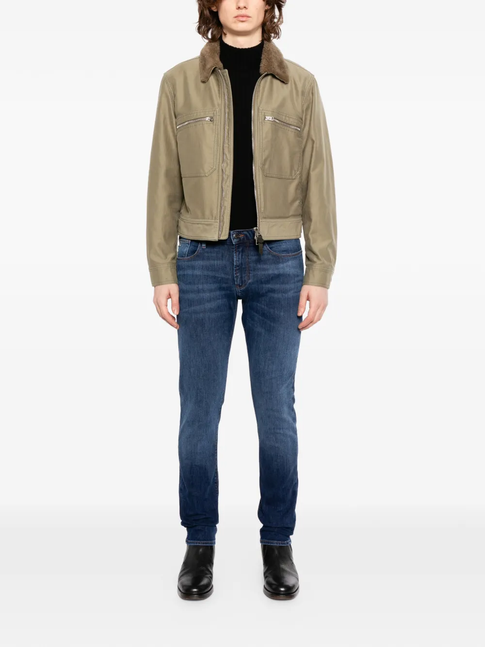 Emporio Armani J06 jeans Blauw