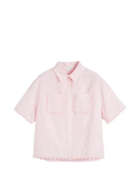 Chinti & Parker camisa con ribete festoneado