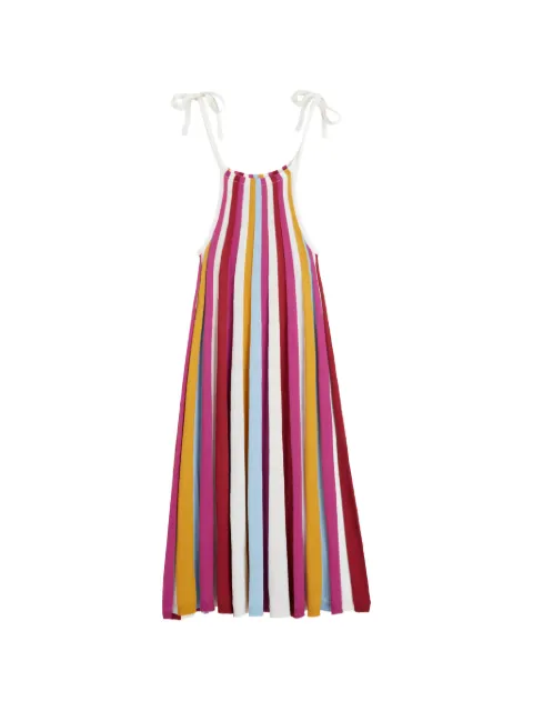 Chinti & Parker vestido midi con rayas estampadas