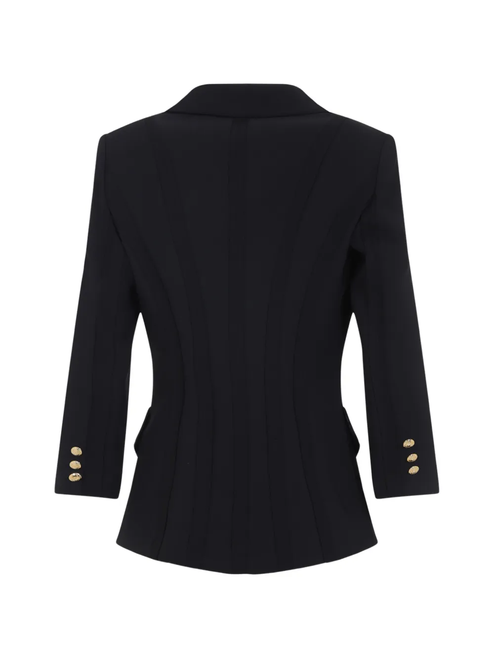 Elisabetta Franchi Button Double-breasted Jacket - Blue 