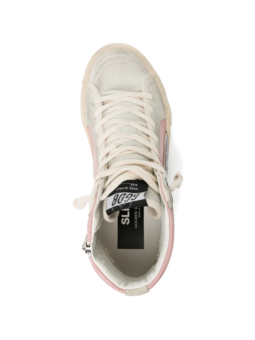 Golden Goose Slide LTD trainers Roze