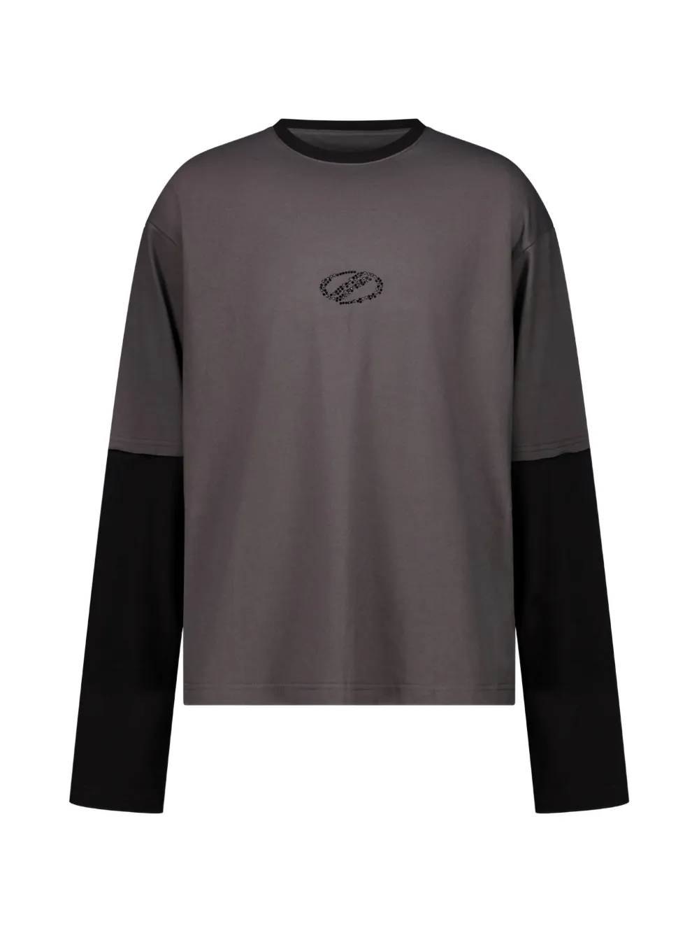 We11done long-sleeve T-shirt - Grigio