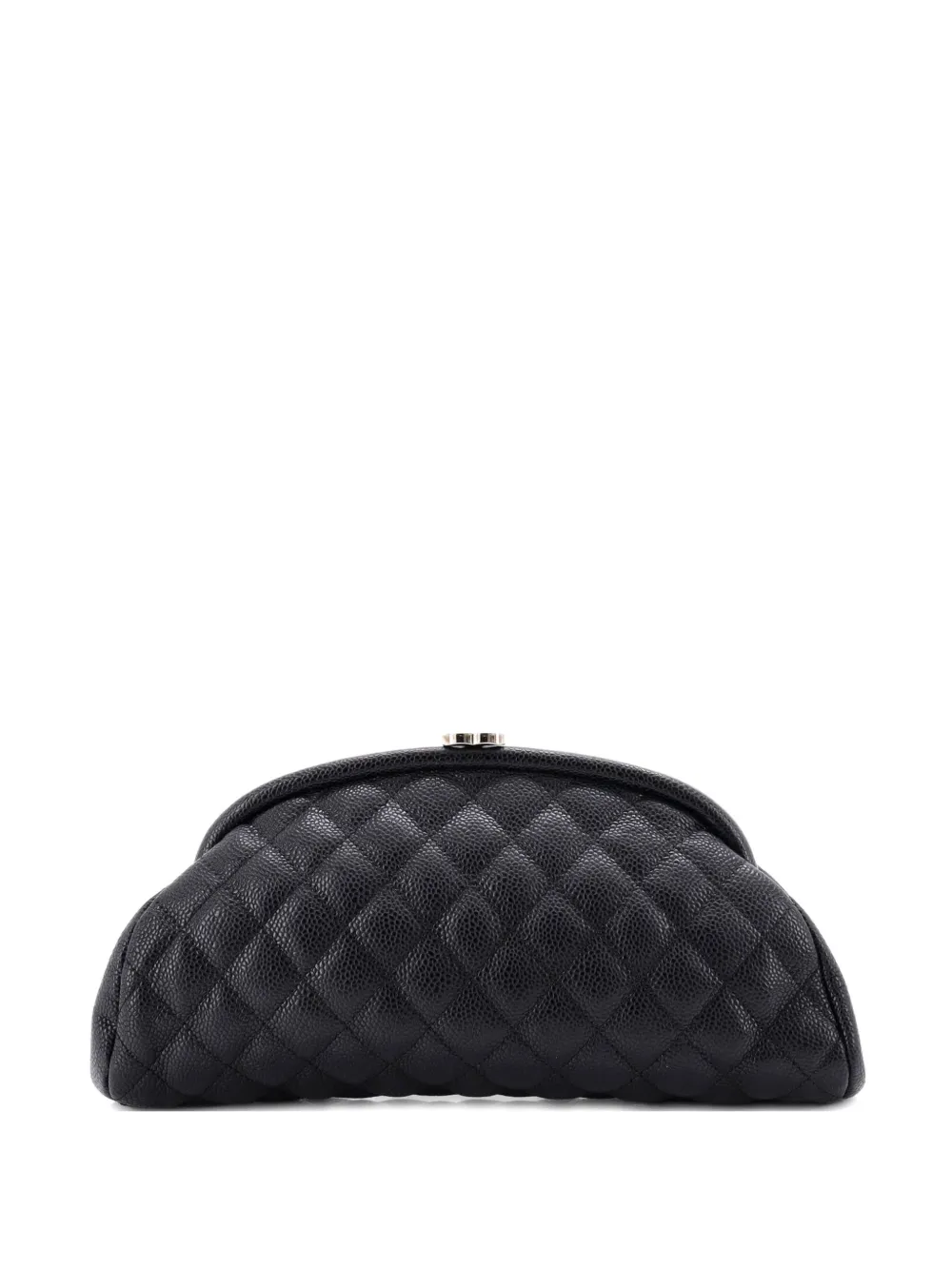 CHANEL Pre-Owned Clutch Timeless in pelle Caviar trapuntata - Nero