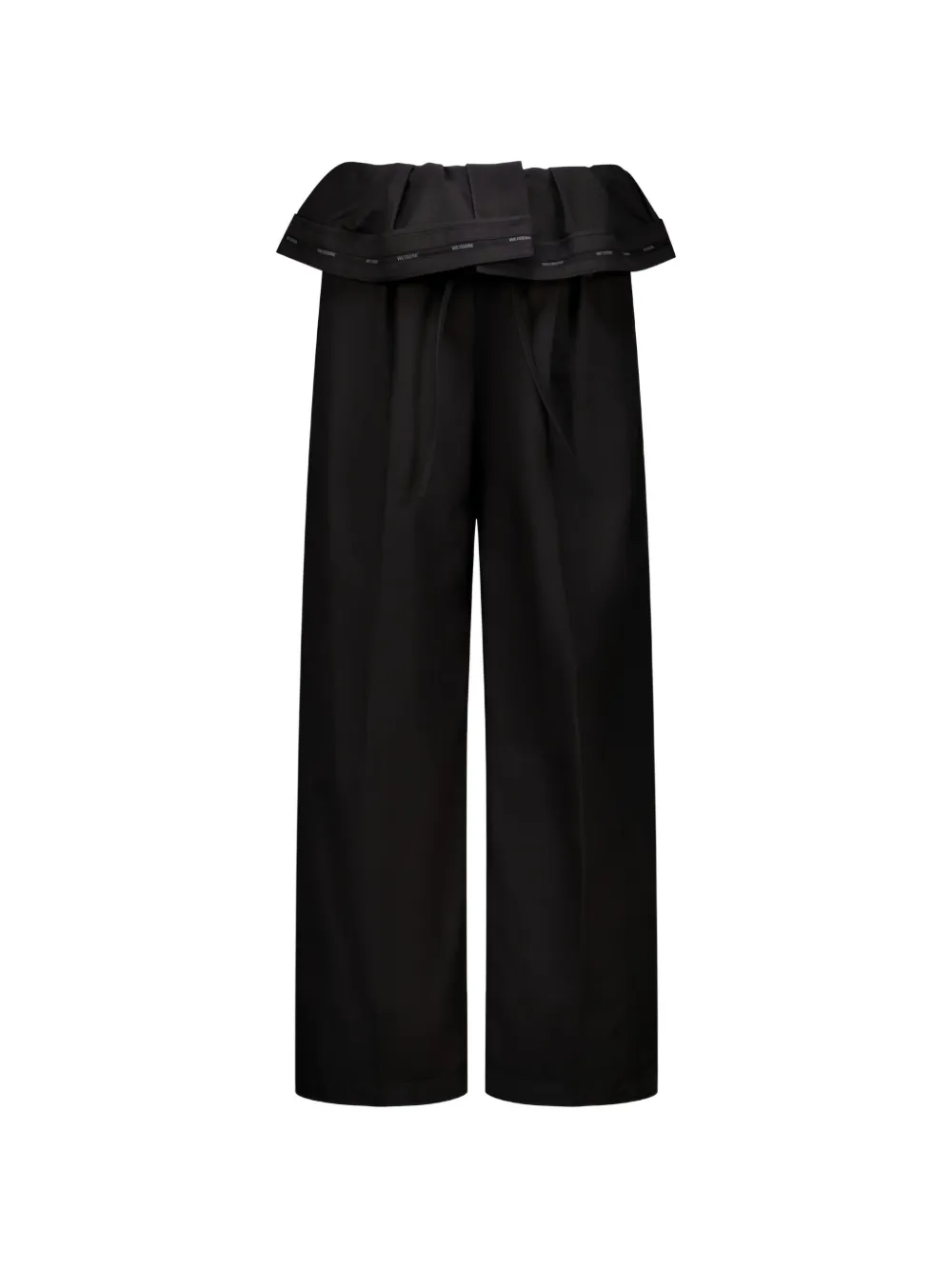 We11done Pantaloni con bottoni - Nero