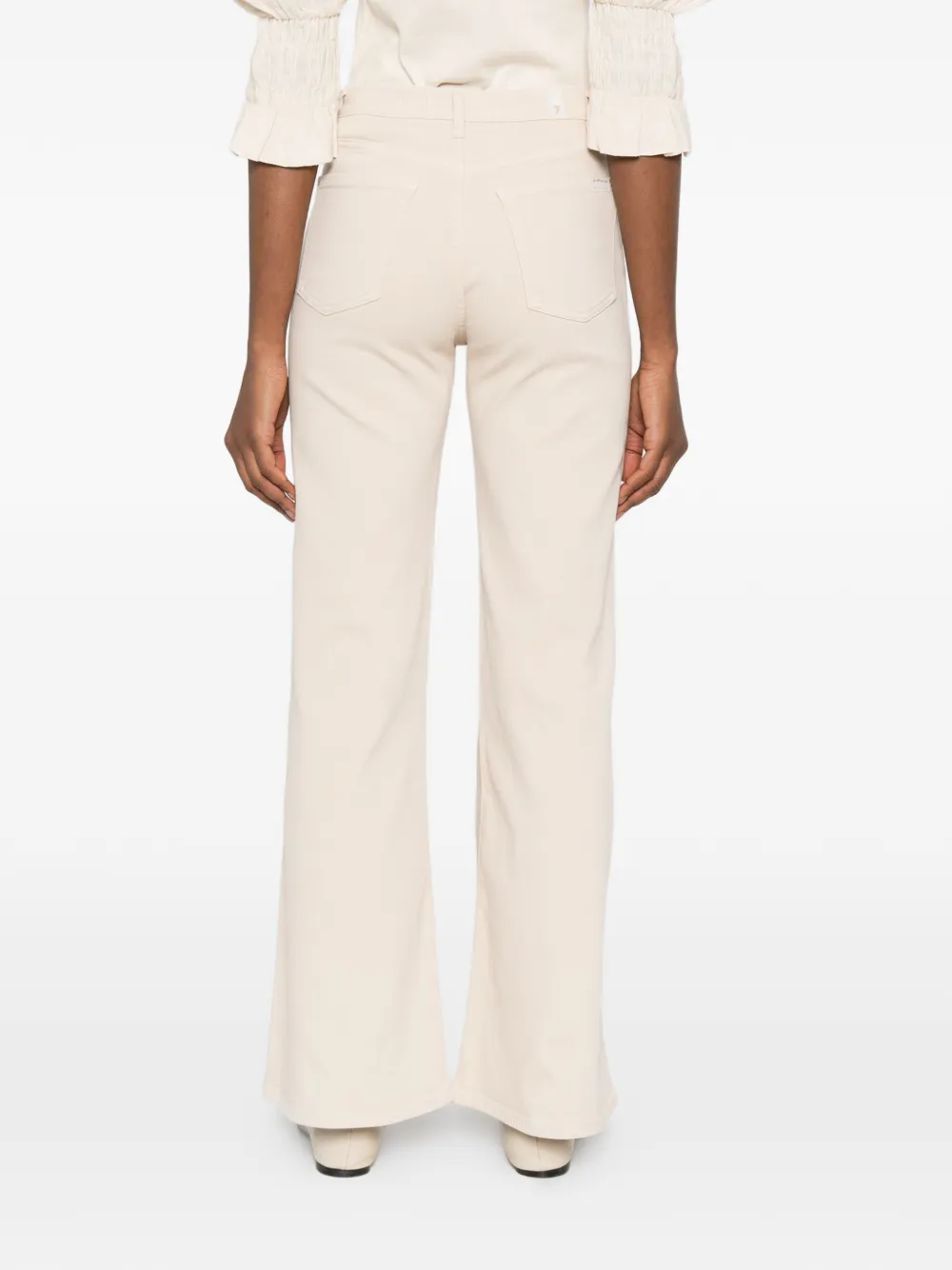 7 For All Mankind Dojo jeans met opgestikte zak Beige