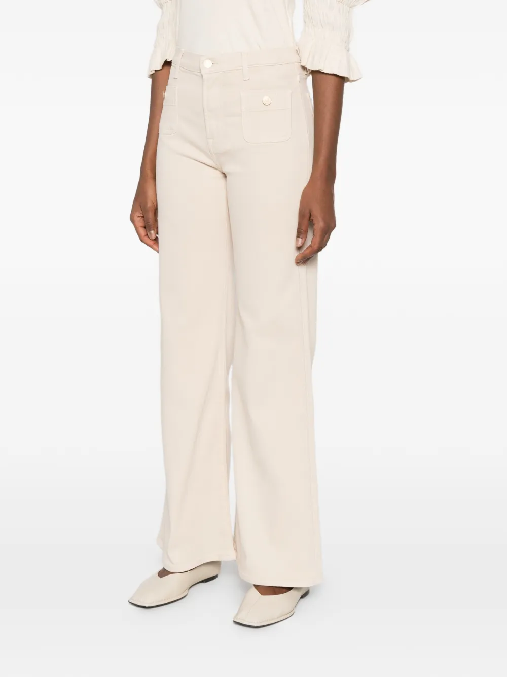  7 For All Mankind Patch-pocket Jeans - Neutrals 