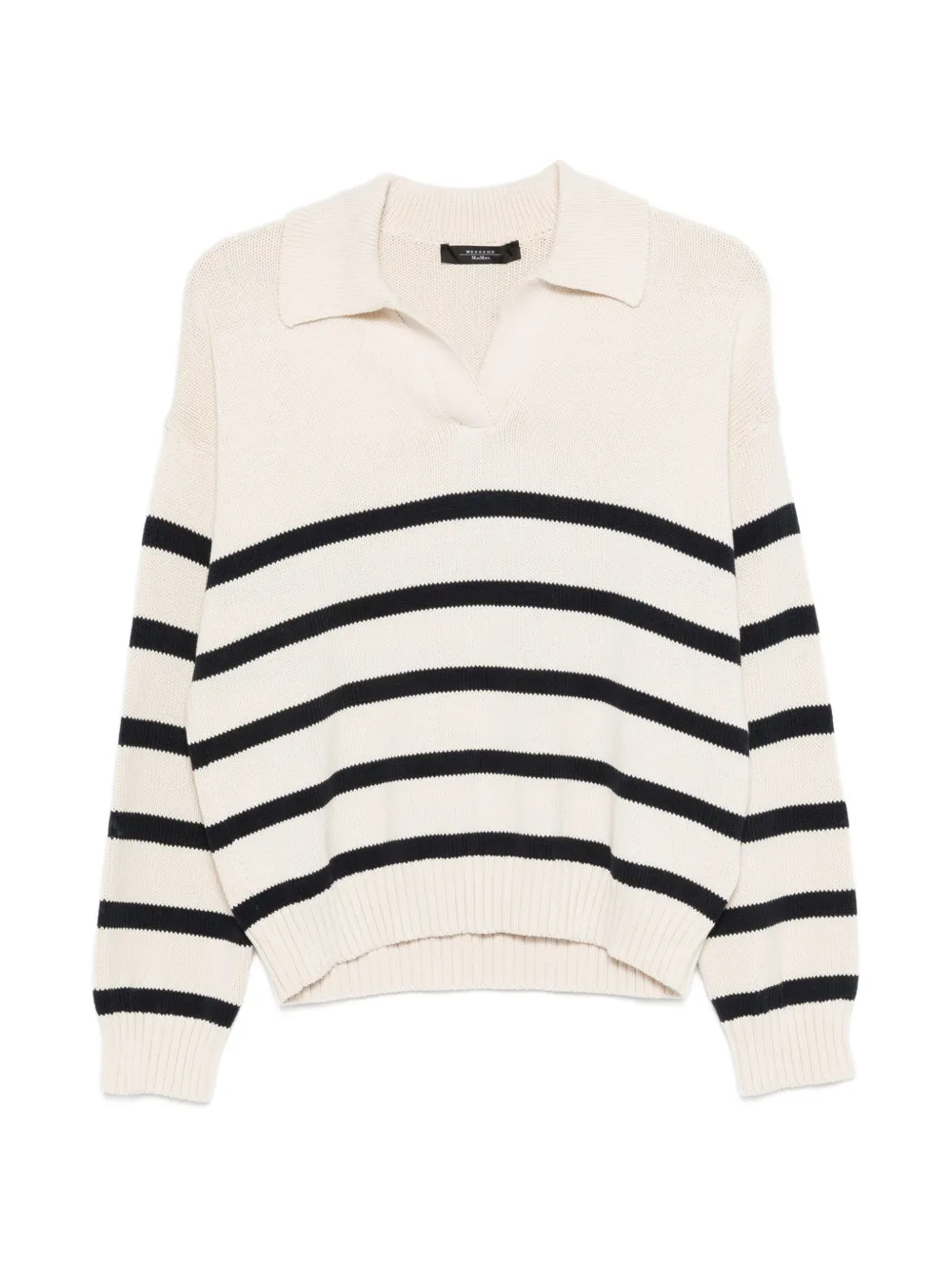 Weekend Max Mara long-sleeve striped sweater - Toni neutri