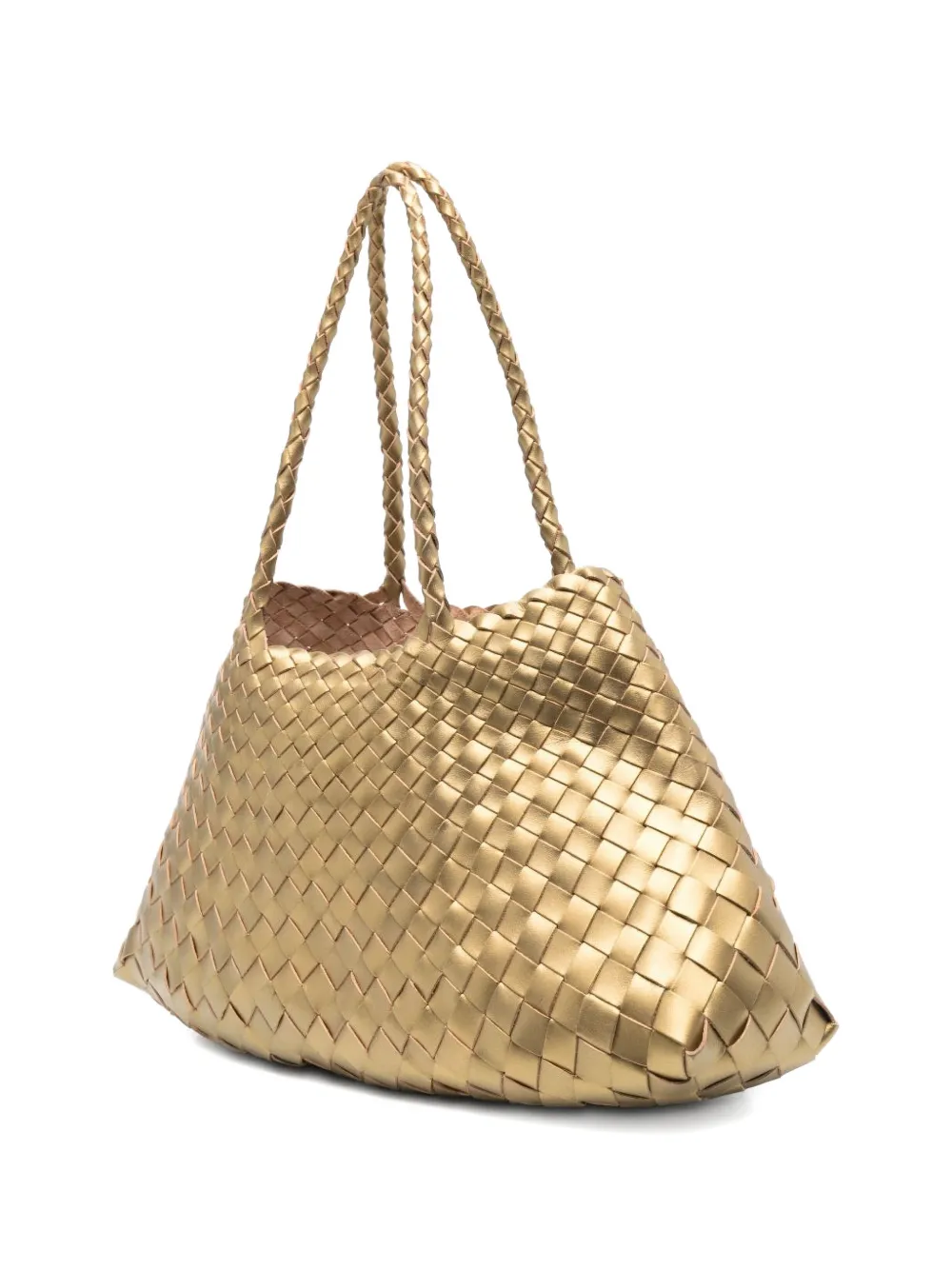  Dragon Diffusion Braided Tote Bag - Gold 