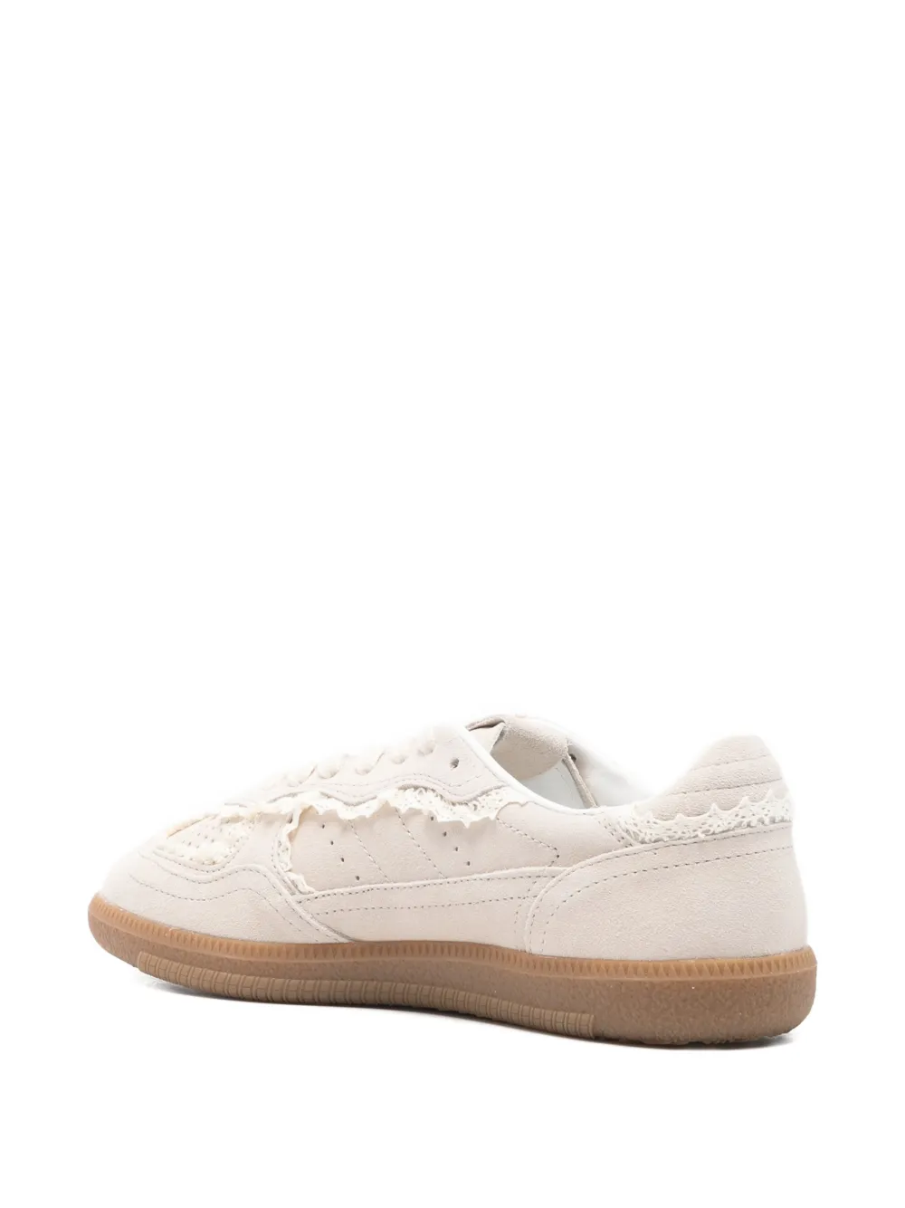 ALOHAS Tb.490 crochet-trim sneakers Beige