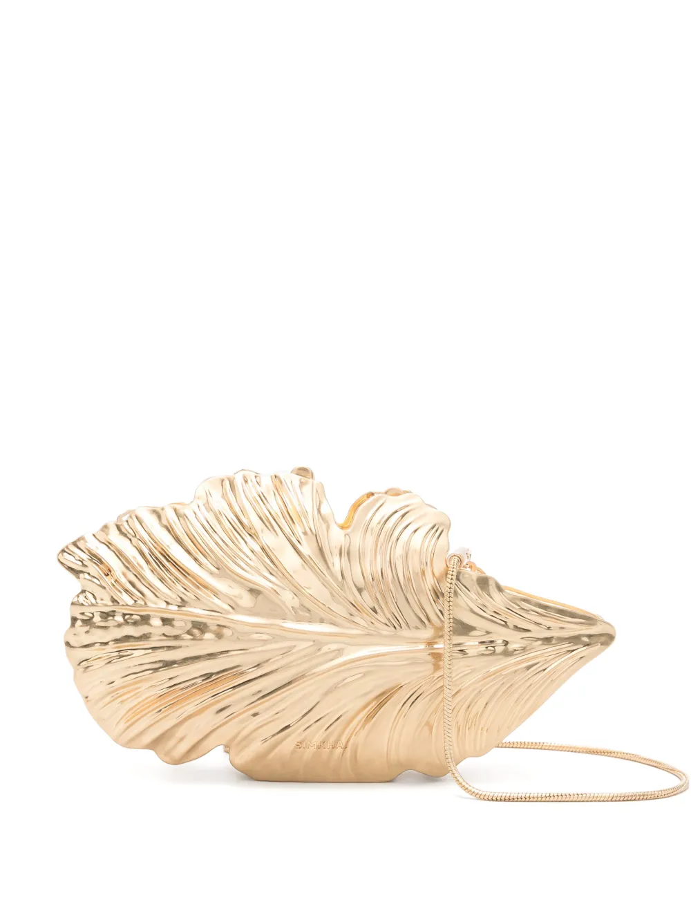 Simkhai Clutch con stampa - Oro