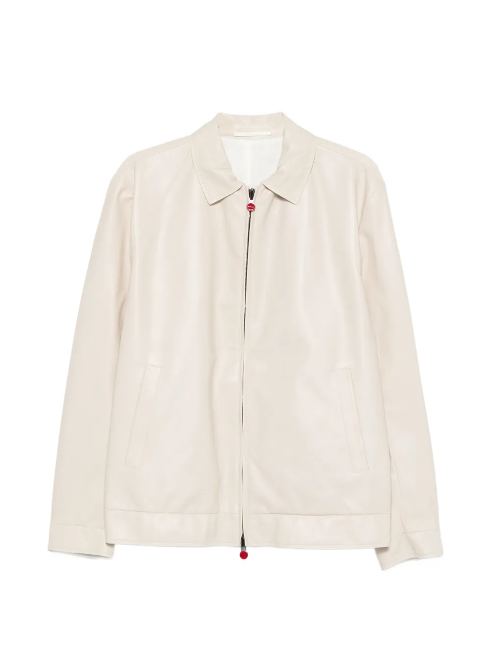 Kiton zip-fastening welt-pockets reversible jacket - Toni neutri