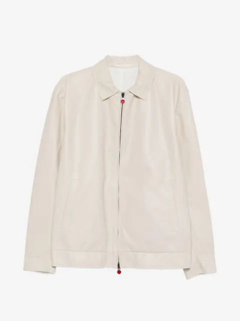 Kiton chamarra reversible con bolsillos y cierre