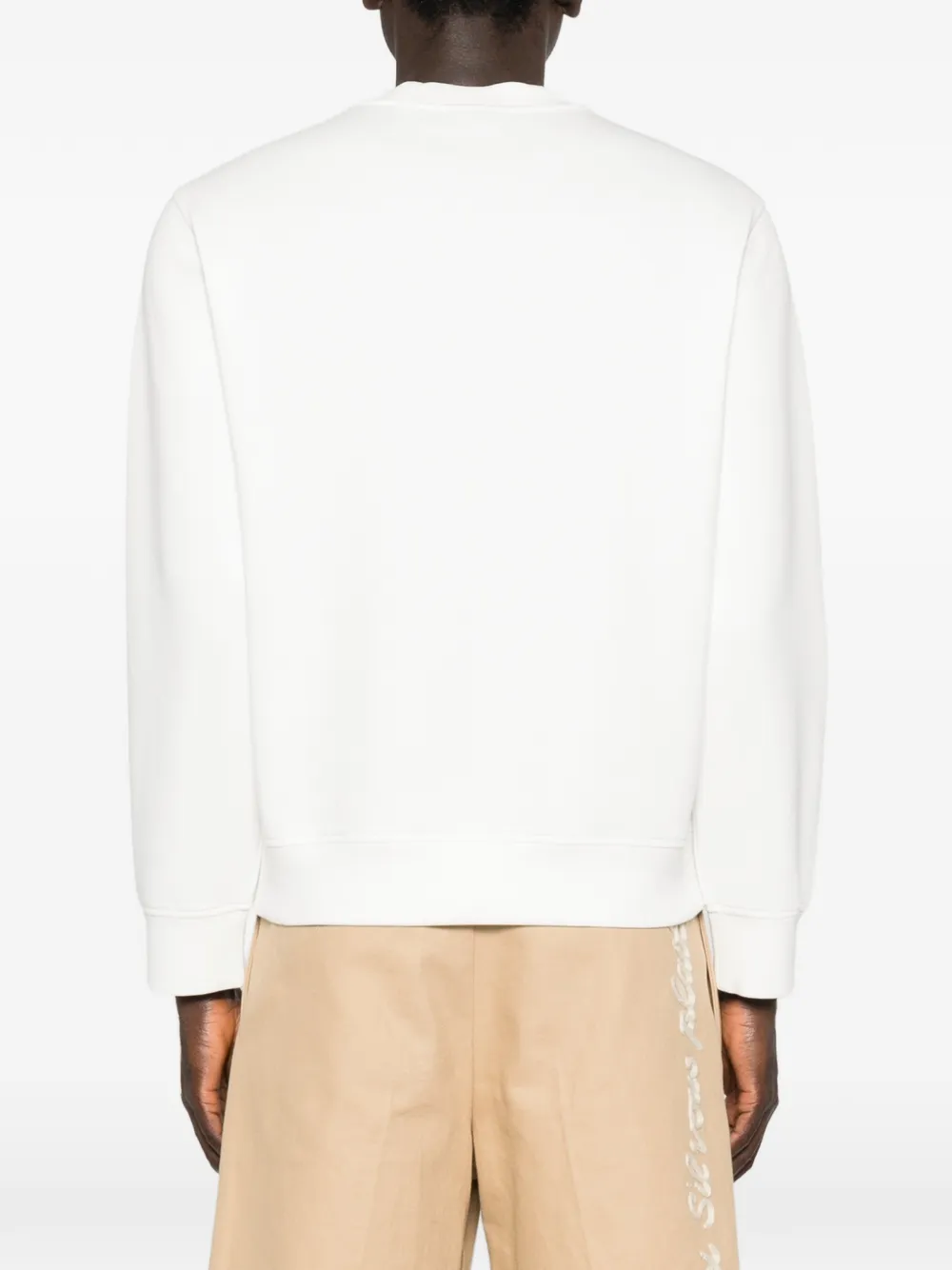 Emporio Armani Sweater met logo Beige