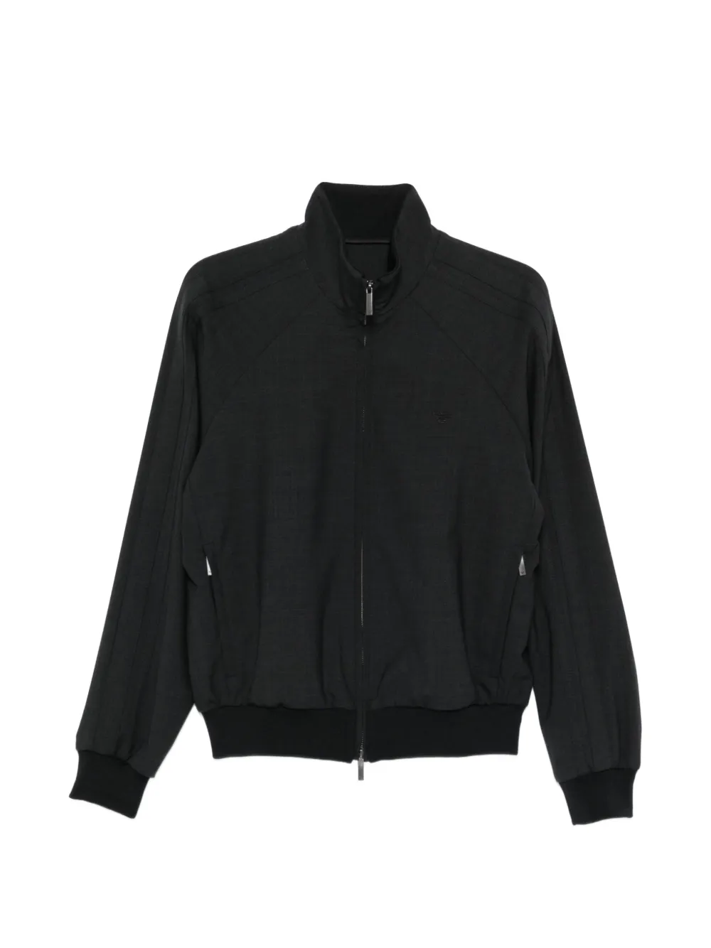 Emporio Armani zip-up bomber jacket - Nero
