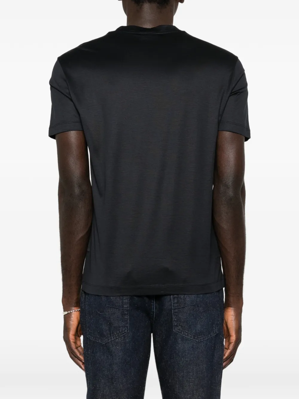Emporio Armani T-shirt met ronde hals Blauw