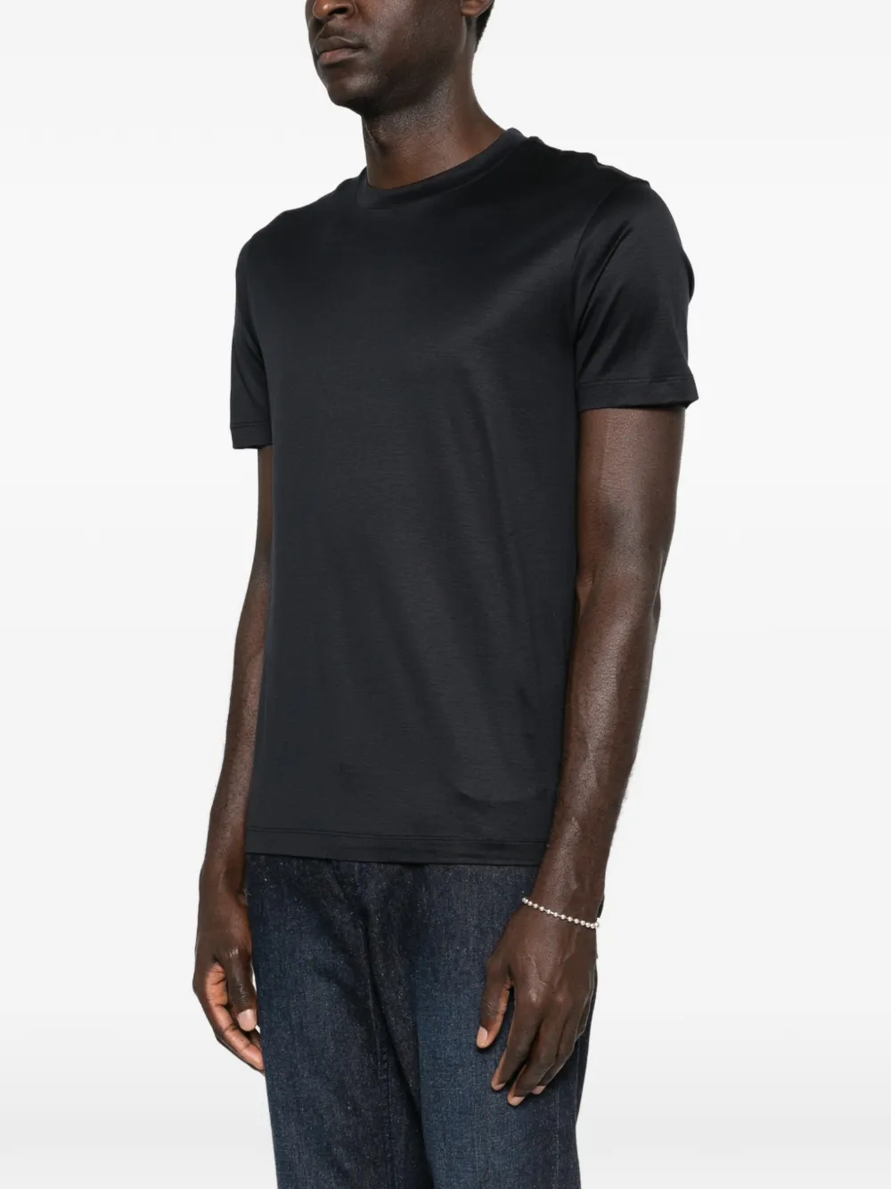 Emporio Armani T-shirt met ronde hals Blauw