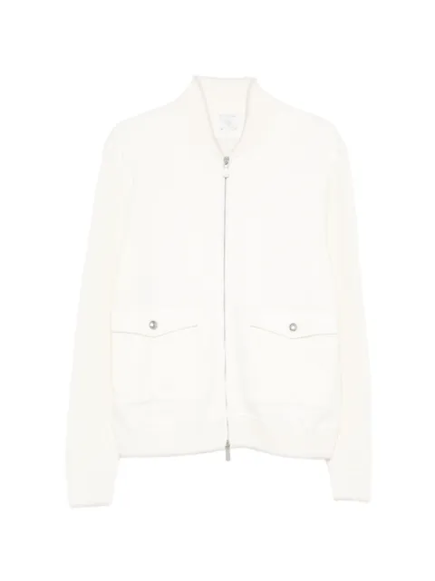 Eleventy flap-pocket zip jacket