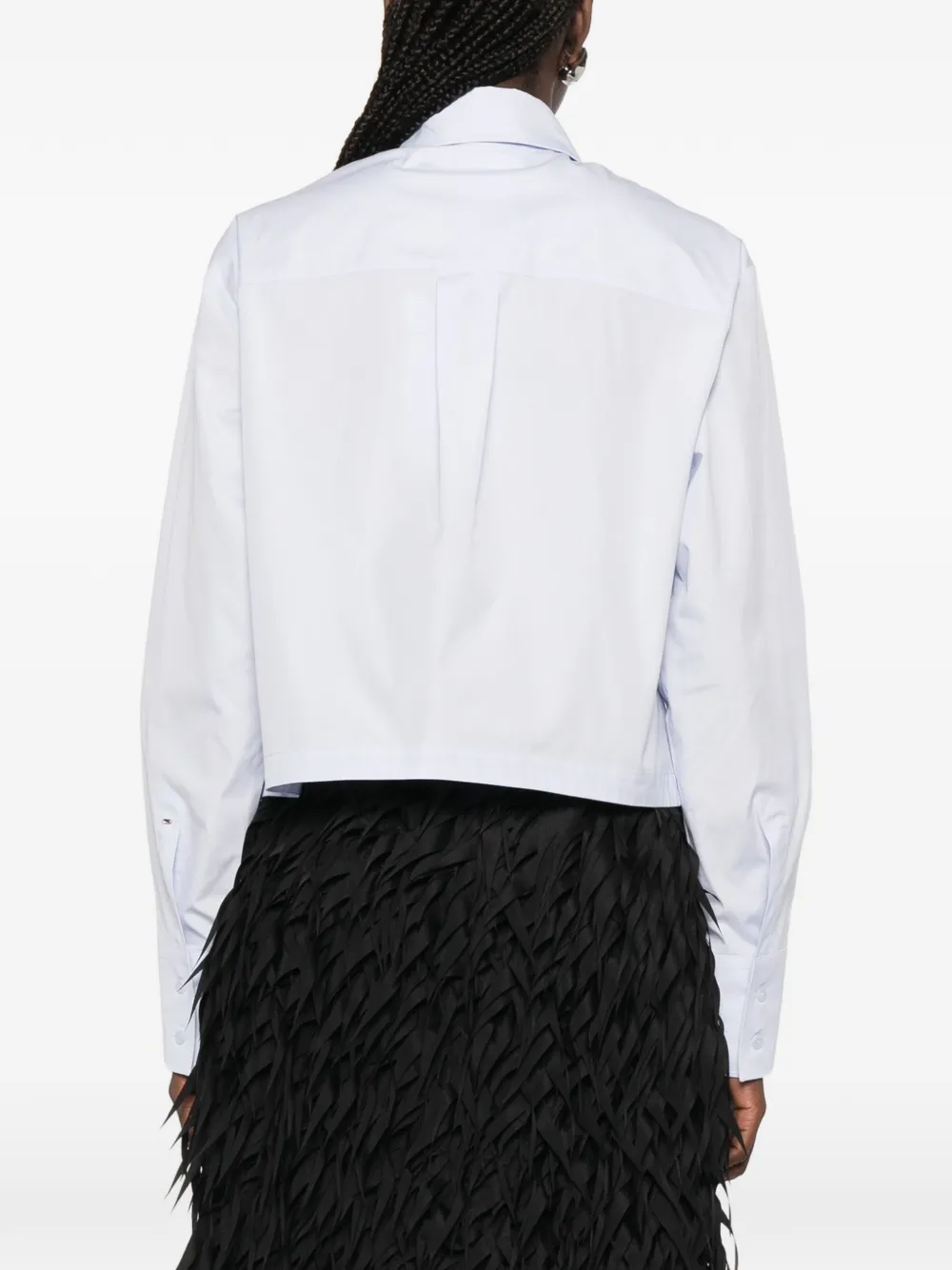Sportmax Blouse met geplooide voorkant Blauw