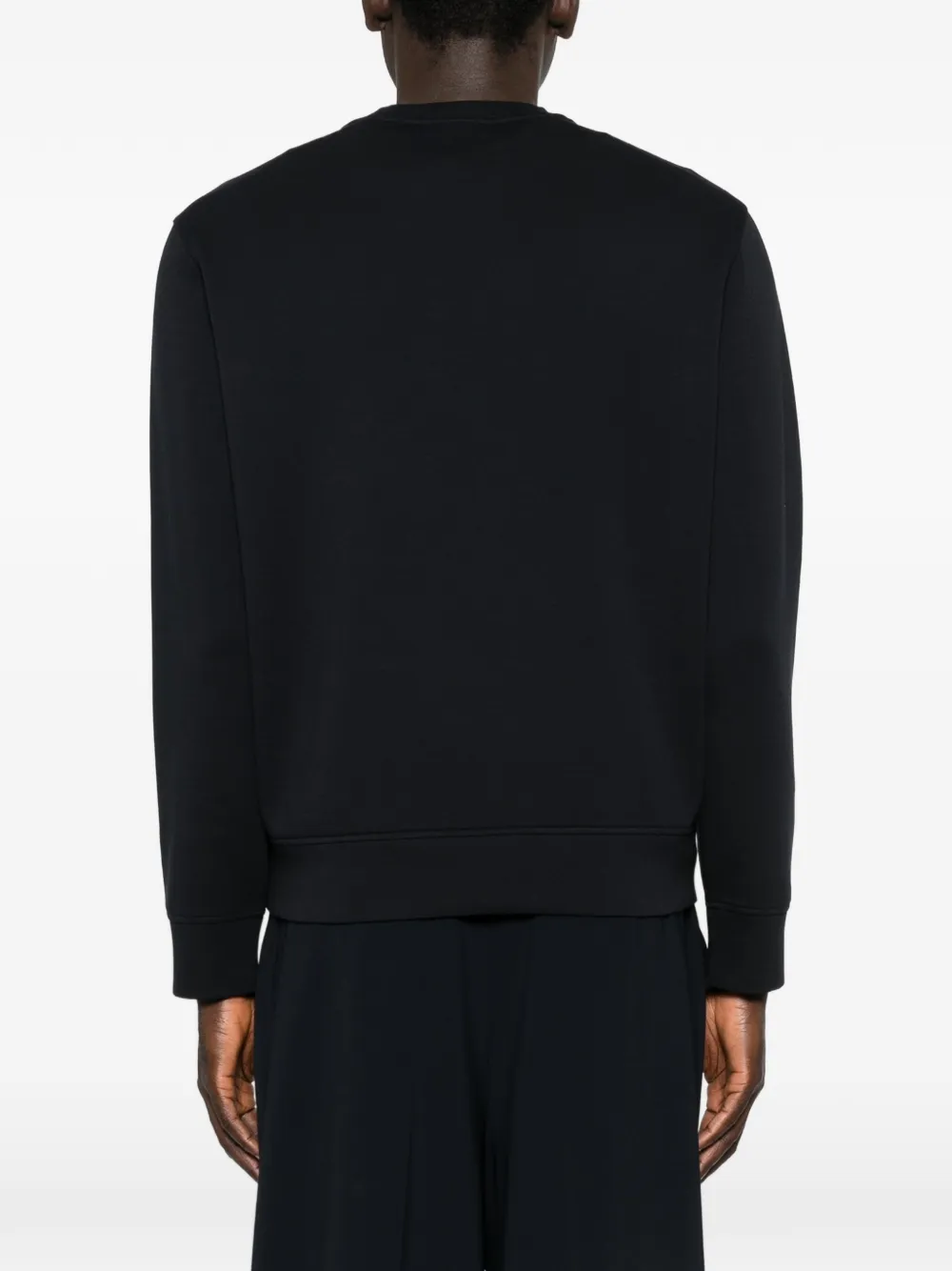 Emporio Armani Sweater met logo Zwart