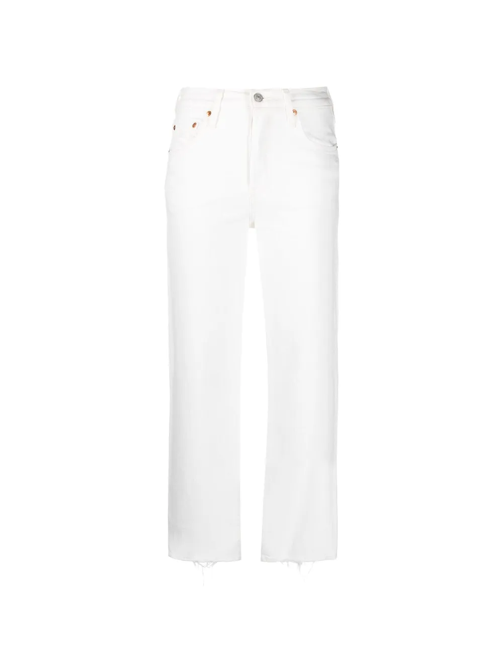 Levi's frayed jeans - Bianco